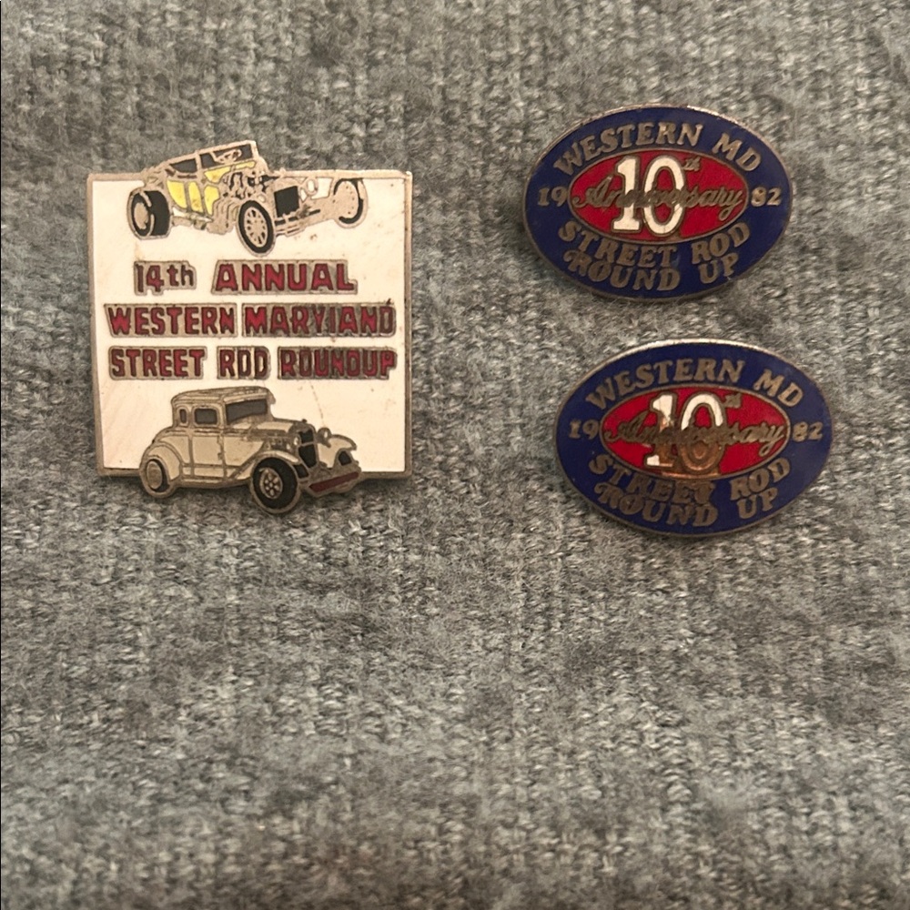 Western Maryland Street Rod Roundup Pins